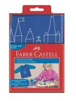 Faber-Castell 201203 schilderschort Een maat Blauw Polyester
