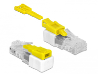 DeLOCK 85334 kabel-connector RJ45 Wit, Geel