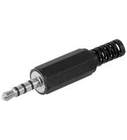 Goobay 3.5mm plug Drahtverbinder Schwarz