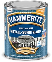 Hammerite Metall-Schutzlack Hammerschlag Dunkelgrau 0,75 l