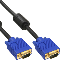 InLine S-VGA Cable Premium 15HD male to male black 1.5m