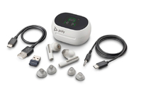 POLY 60+ UC Auricolare True Wireless Stereo (TWS) In-ear Musica e Chiamate Bluetooth Bianco