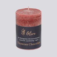 Schulthess Kerzenhandwerk Thymian Chocolate aus Olivenwachs