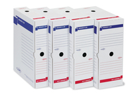 SEI Rota 673210 scatola per la conservazione di documenti Cartone Blu, Rosso, Bianco
