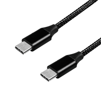 LogiLink CU0154 cable USB 1 m USB 2.0 USB C Negro