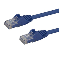 StarTech.com Cat6 Netzwerkkabel mit nahtlosem RJ45 Anschluss- 30 m, blau