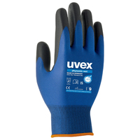 Uvex 6006007 rękawica ochronna Niebieski, Szary Elastan, Poliamidowy 1 szt.