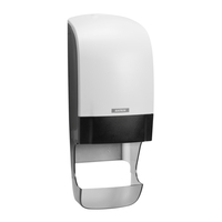 Katrin 90144 toiletpapierhouder Zwart, Wit Kunststof Dispenser voor toiletpapierrollen