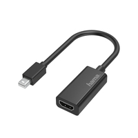Hama 00200332 video cable adapter Mini DisplayPort HDMI Black