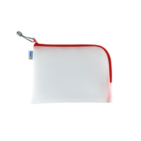 HERMA 20008 caja de lápices Bandeja para material de oficina EVA (Etileno Acetato de Vinilo) Rojo, Transparente