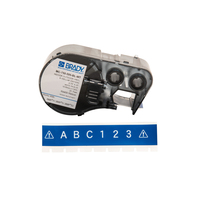 Brady MC-750-595-BL-WT printeretiket Blauw, Wit Zelfklevend printerlabel