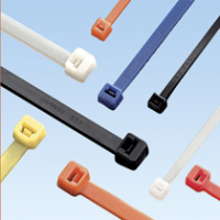 Panduit Cable Tie, 3.9"L (99mm), Miniature, Nylon, Gray, 100pc kabelbinder Grijs
