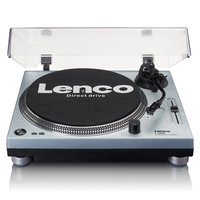 Lenco L-3809ME draaitafel Draaitafel met directe aandrijving Blauw, Metallic