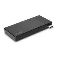 Lindy 43336 dokkoló állomás és port replikátor Vezetékes USB 3.2 Gen 1 (3.1 Gen 1) Type-C Fekete