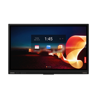 Lenovo ThinkVision T65 LED display 165,1 cm (65") 3840 x 2160 Pixel 4K Ultra HD Touchscreen Schwarz