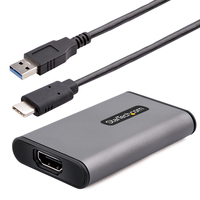 StarTech.com Scheda di Acquisizione Video USB HDMI, Adattatore Esterno USB-A/C 3.0 per Acquisizione Video HDMI 4K 30Hz, UVC, Live Streaming, Video Capture; Compatibile USB-A, US...