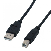 MCL MC922ABE-3M/N câble USB 2 m USB 2.0 USB A Mini-USB B Noir