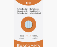 Exacompta 13851X indexkaart Meerkleurig
