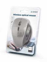 Gembird MUSW-6B-02-BG Maus Büro rechts RF Wireless Optisch 1600 DPI