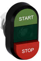 ABB MPD15-11G botonera Negro, Verde, Rojo