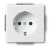 Busch-Jaeger 2011-0-3725 socket-outlet CEE 7/3 White