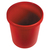 Helit H61061-25 Abfallbehälter Rund Kunststoff Rot