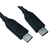 Cables Direct USB3C-901-1H USB cable 1.5 m USB 3.2 Gen 2 (3.1 Gen 2) USB C Black