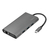 LogiLink UA0383 notebook dock & poortreplicator Bedraad USB 3.2 Gen 1 (3.1 Gen 1) Type-C Zilver
