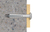 Fischer 50369 kotwa śrubowa/kołek rozporowy 50 szt. Zestaw śrub i kołków rozporowych 40 mm