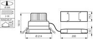 PHILIPS 97032100 DN570B LED60S/830 PSU-E C WH