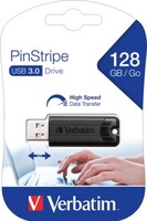USB-Stick 128GB 3.0 Pin Stripe VERBATIM 49319