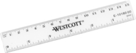 WESTCOTT Kunststofflineal 15cm E-1018000 cm/inch Skala