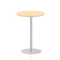 Dynamic Italia 800mm Poseur Round Table Maple Top 1145mm High Leg ITL0133