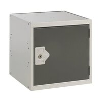 One Compartment Cube Locker D300mm Dark Grey Door MC00087