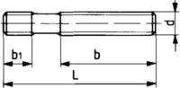 Artikeldetailsicht FORMAT FORMAT Stiftschraube DIN 6379-8.8, M24 x 160 mm