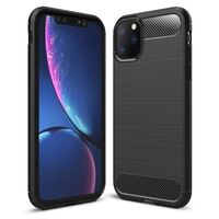 NALIA Design Cover compatible with Apple iPhone 11 Pro Case, Carbon Look Stylish Brushed Matte Finish Phonecase, Slim Protective Silicone Rugged Bumper Anti-Slip Coverage Shockp...