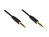 Anschlusskabel Klinke 3,5mm Stecker an Stecker (3polig), Slim-Ausführung, schwarz, 1,5m, Good Connec