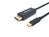 Usb-C To Displayport Cable, M/M, 1.0M, 4K/60Hz