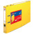 Ordner maX.file protect A4 5cm gelb 5er, PP-Kunststoffbezug/Papier hellgr.besch.