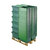 Recipiente apilable reutilizable KAIMAN, capacidad 65 l, L x A x H 600 x 400 x 385 mm, verde, a partir de 10 unid..