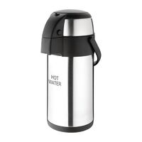 Olympia Pump Action Airpot Thermos Stainless Steel with Swing Carry Handle 3L
