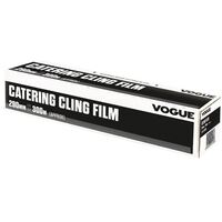 Vogue Cling Foil Film 11 1/2"/290mm x 1000'/300m With Serrated Cutting Blade