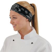 Buff Unisex Bandana - Lightweight and Comfortable - in Black Size OS