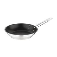 Vogue Platinum Plus Frying Pan in Silver - Stainless Steel - Non Stick - 200mm