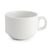 Royal Porcelain Classic Stackable Tea Cups in White 200ml Pack Quantity - 12