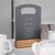 Olympia Table Top Chalkboard with Pine Base - Melamine - 150 x 230 mm