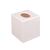 Bolero Tissue Holder in White - ABS Hygienic & Square Shaped - 132 x 120 x 120mm