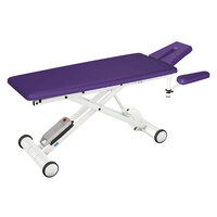 HWK Therapieliege Solid Massageliege Massagebank Akku 4-tlg, 80 cm, Violett