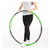 Sport-Tec Hula Hoop Reifen, ø 100 cm, 1,5 kg, inkl. Maßband Power Fitnessreifen Hulahoop zur Gewichtsreduktion, Limone