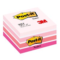 Post-it® Würfel, pink/weiß, 76 x 76 mm, 450 Blatt